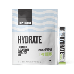 Uppermost Hydrate Sugar Free Keto Electrolytes Hydration Powder Drink Mix Packets